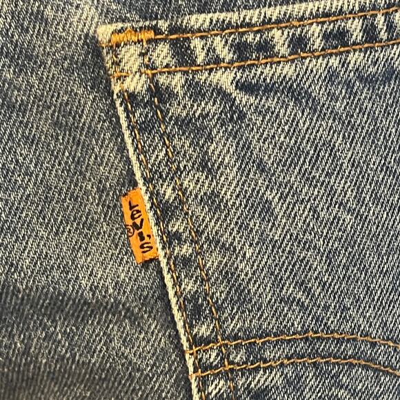 Vintage Levi's Jeans Orange Tab 951 | Made in USA | Relaxed Tapered Leg Denim - Picture 9 of 11